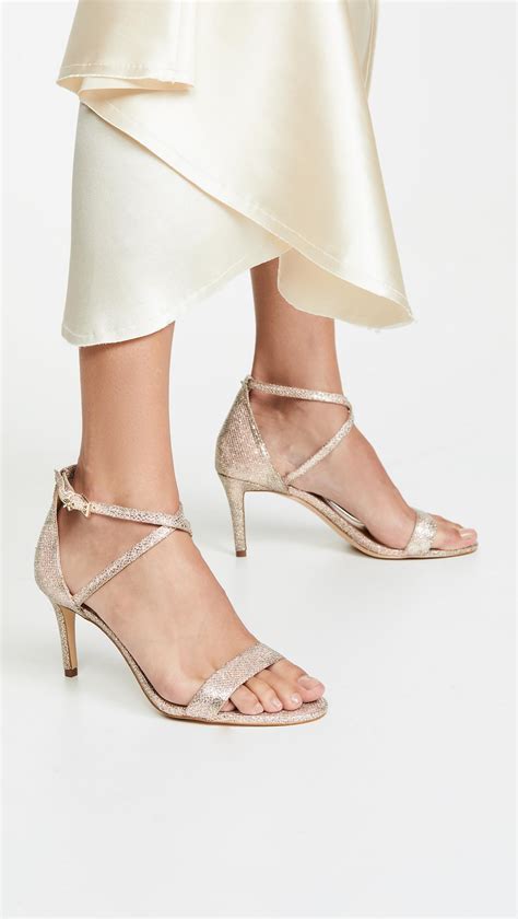 michael kors ava heels|michael kors rose gold shoes.